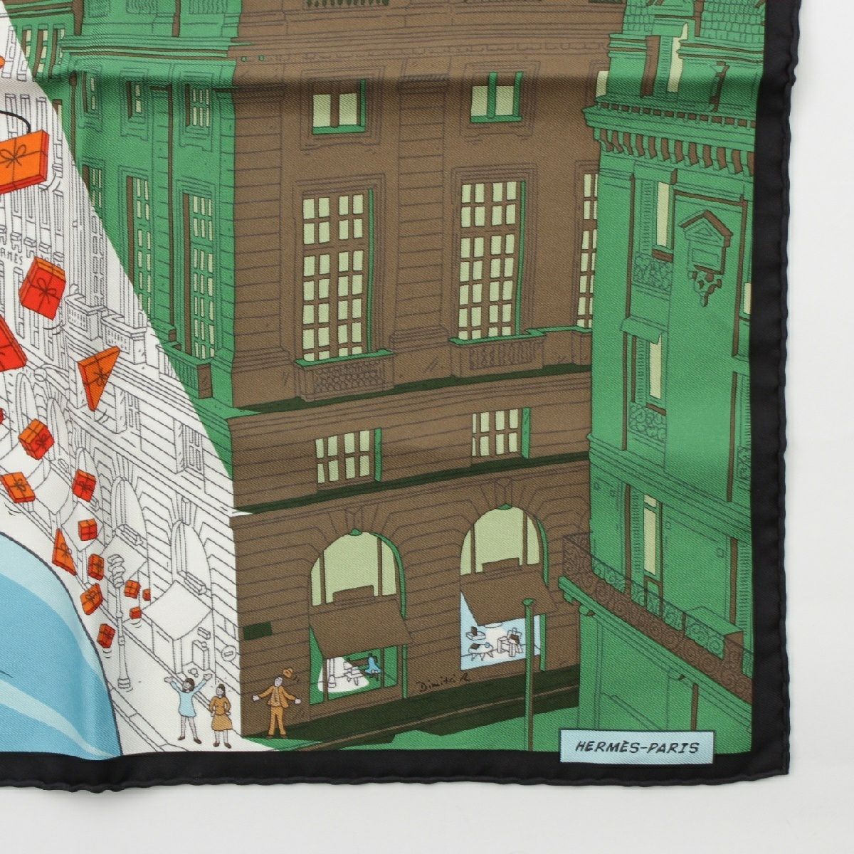 エルメス ガヴロッシュ カレ45 シルク SPACE SHOPPING AU FAUBOURG