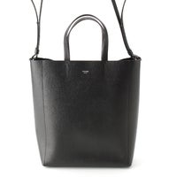 セリーヌ バーティカルカバ スモール レザー 2way ショルダー トート 