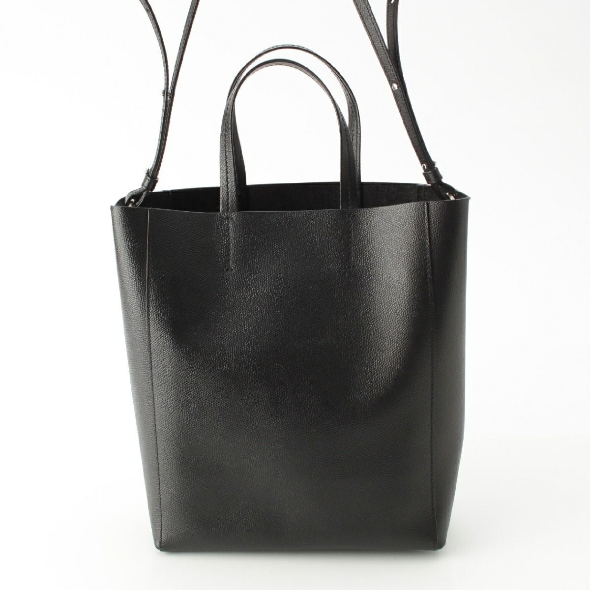 セリーヌ バーティカルカバ スモール レザー 2way ショルダー トート
