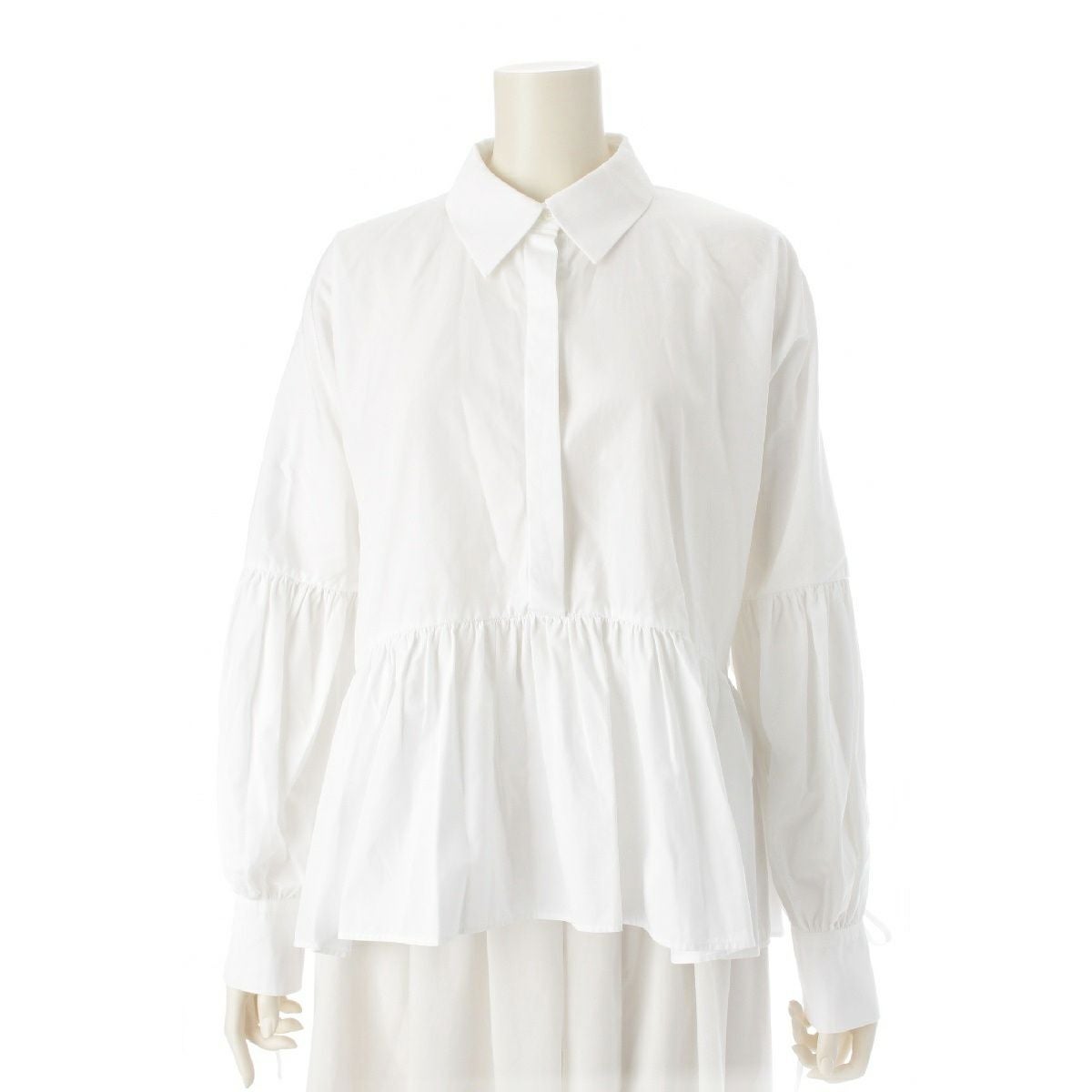 トップス CECILIE BAHNSEN ANDREA SHIRT セシリーバンセン 23SS コットン ANDREA SHIRTS フレア シャツ