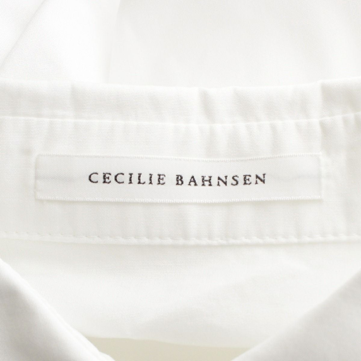 セシリーバンセン 23SS コットン ANDREA SHIRTS フレア シャツ