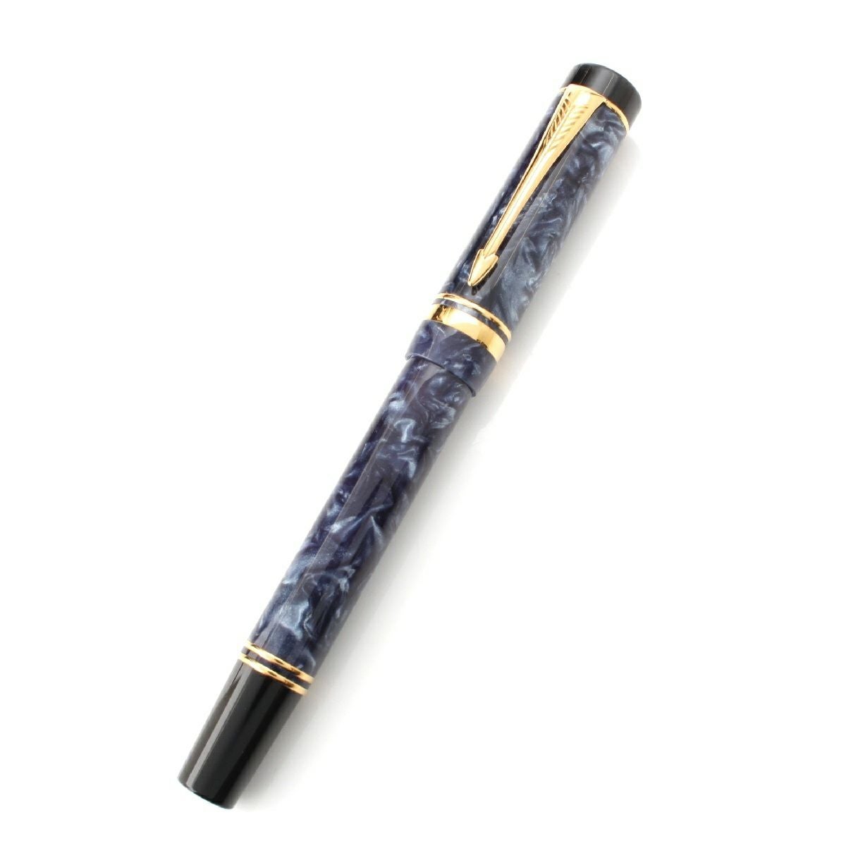 パーカー DUOFOLD デュオフォールド ペン先K18 万年筆 750 マーブル
