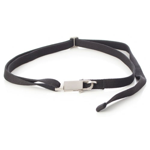 リックオウエンス Disco ディスコ アジャスター ホック ベルト ブラック シルバー