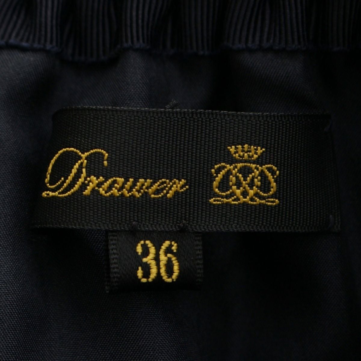 ドゥロワー 24SS サマー ウール ウィンドウペイン プリーツ ロング