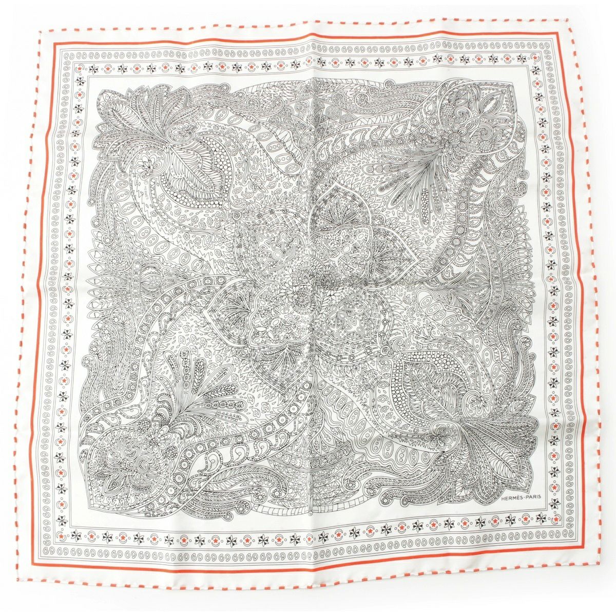 エルメス カレ55 Le Jardin de la Maharani マハラニの庭 シルク