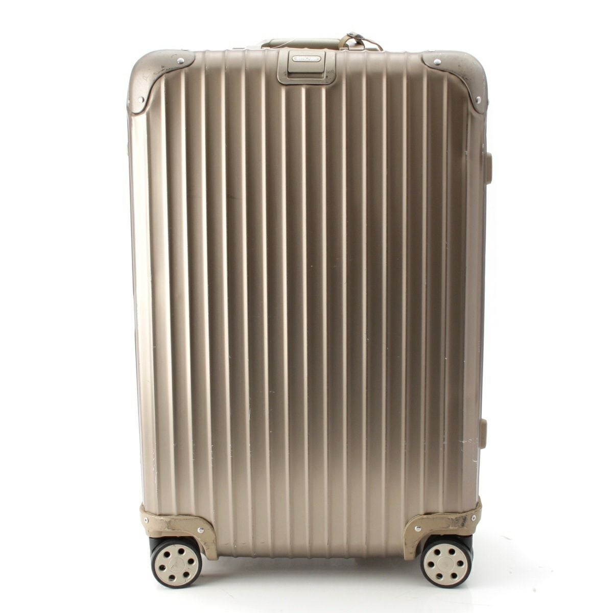 美品RIMOWA リモワ トパーズ チタニウム 64L 4輪 945.63 リモワ トパーズ チタニウム 4輪 キャリーバッグ キャリーケース