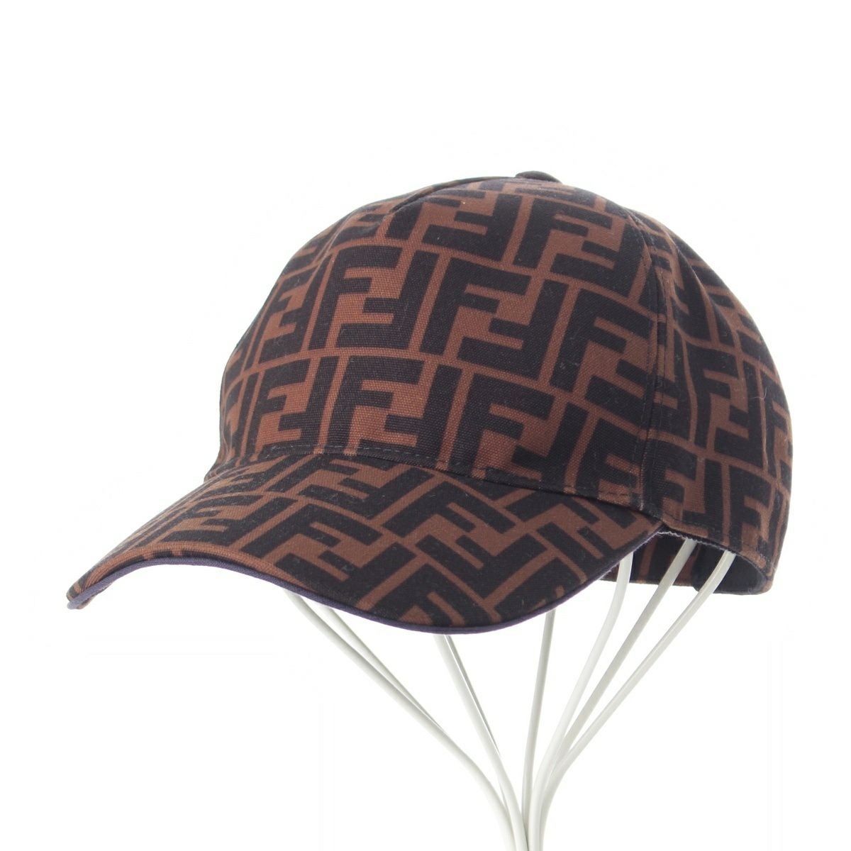 【中古】FENDI ズッカ柄 総柄 帽子 ベースボールキャップ 58cm FENDI ズッカ柄 ベースボールキャップ