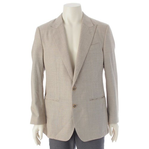 ドルチェアンドガッバーナ ヴァージンウール クラシック テーラードジャケット アウター G2NW0T ベージュ 50