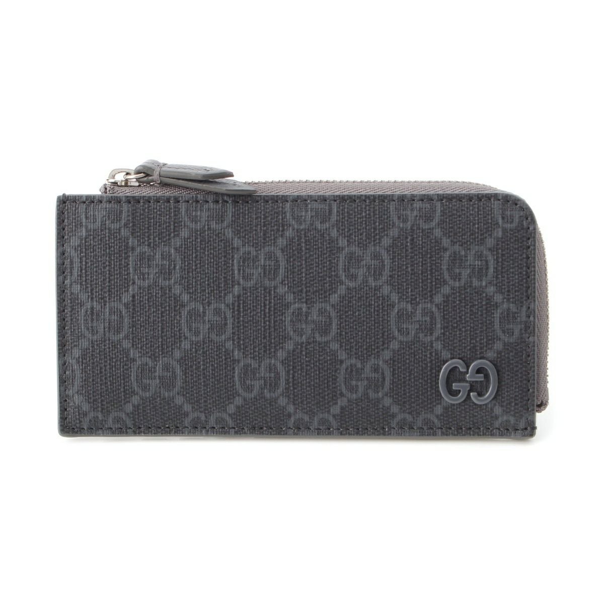 【未使用】GUCCI ケース　GGスプリーム　グレー　小銭入れ グッチ GGスプリームキャンバス コインケース 小銭入れ ジップ カード