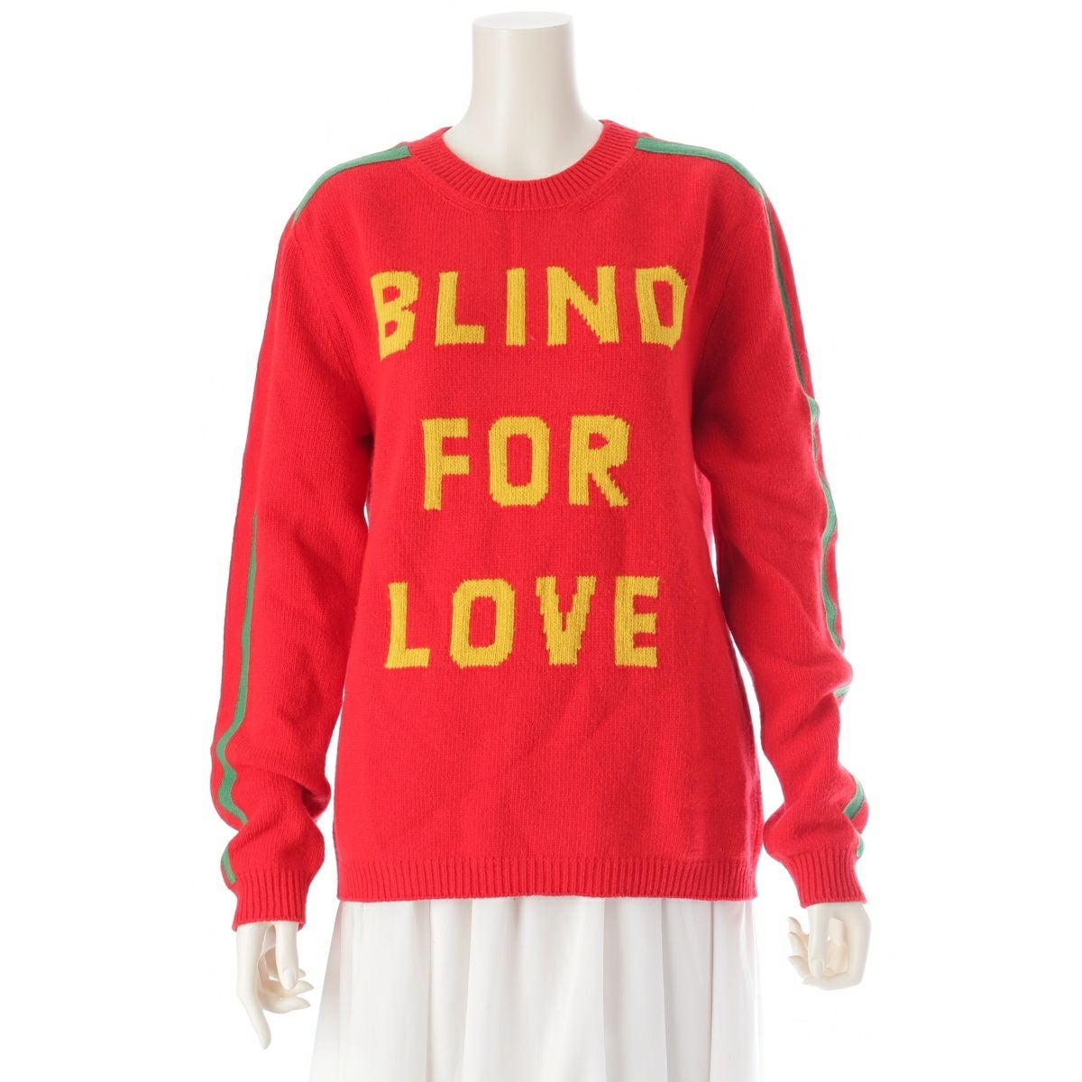 グッチ ウール BLIND FOR LOVE ニット セーター トップス 496684